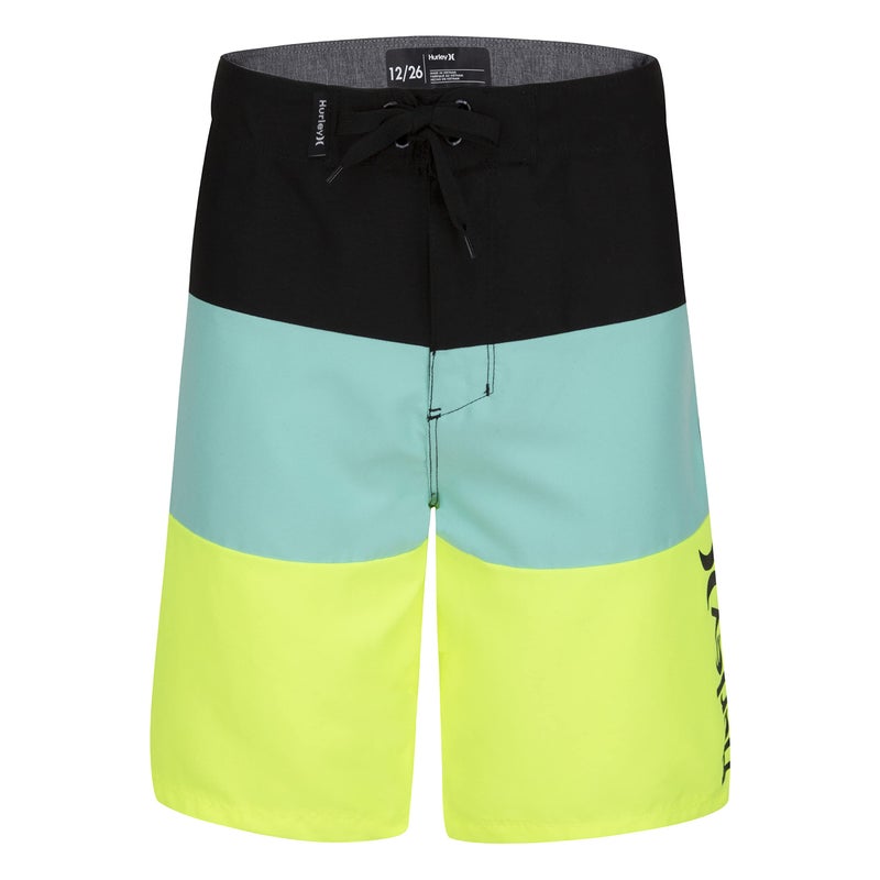 Hurley Boys' Big Classic Board Shorts, Tropical/Black, 12 - Image 1